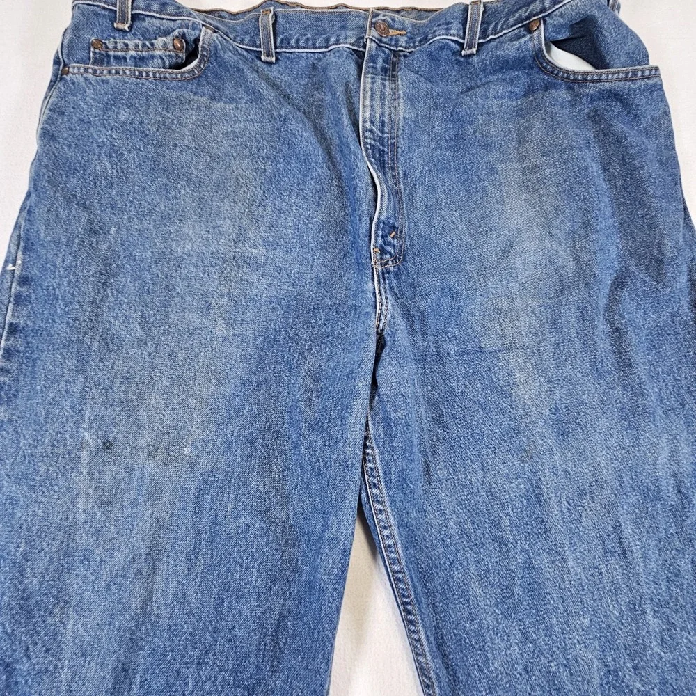 Levi's 540 Jean Mens 50 x 30 Relaxed Fit Denim Brown Tab Mexico Vintage